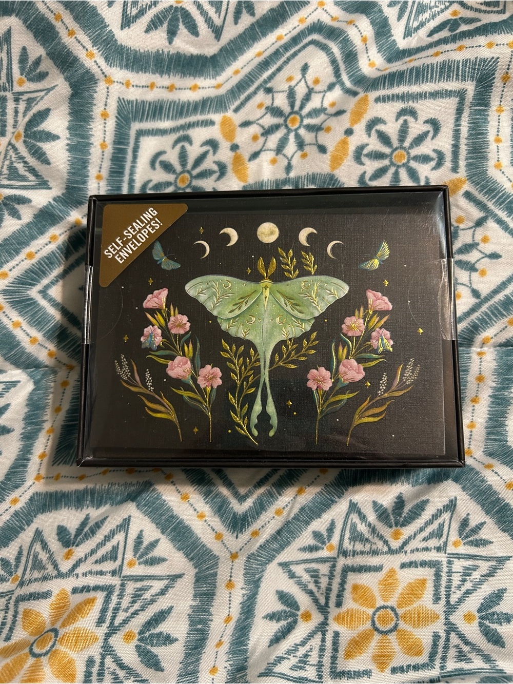 NIB Peter Pauper Press Luna Moth Boxed Note Cards Set
